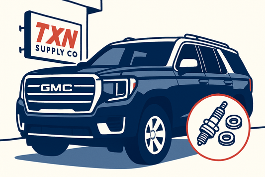 GMC Yukon Spark Plug Replacement Guide: What to Use and When — Texan Supply original illustration