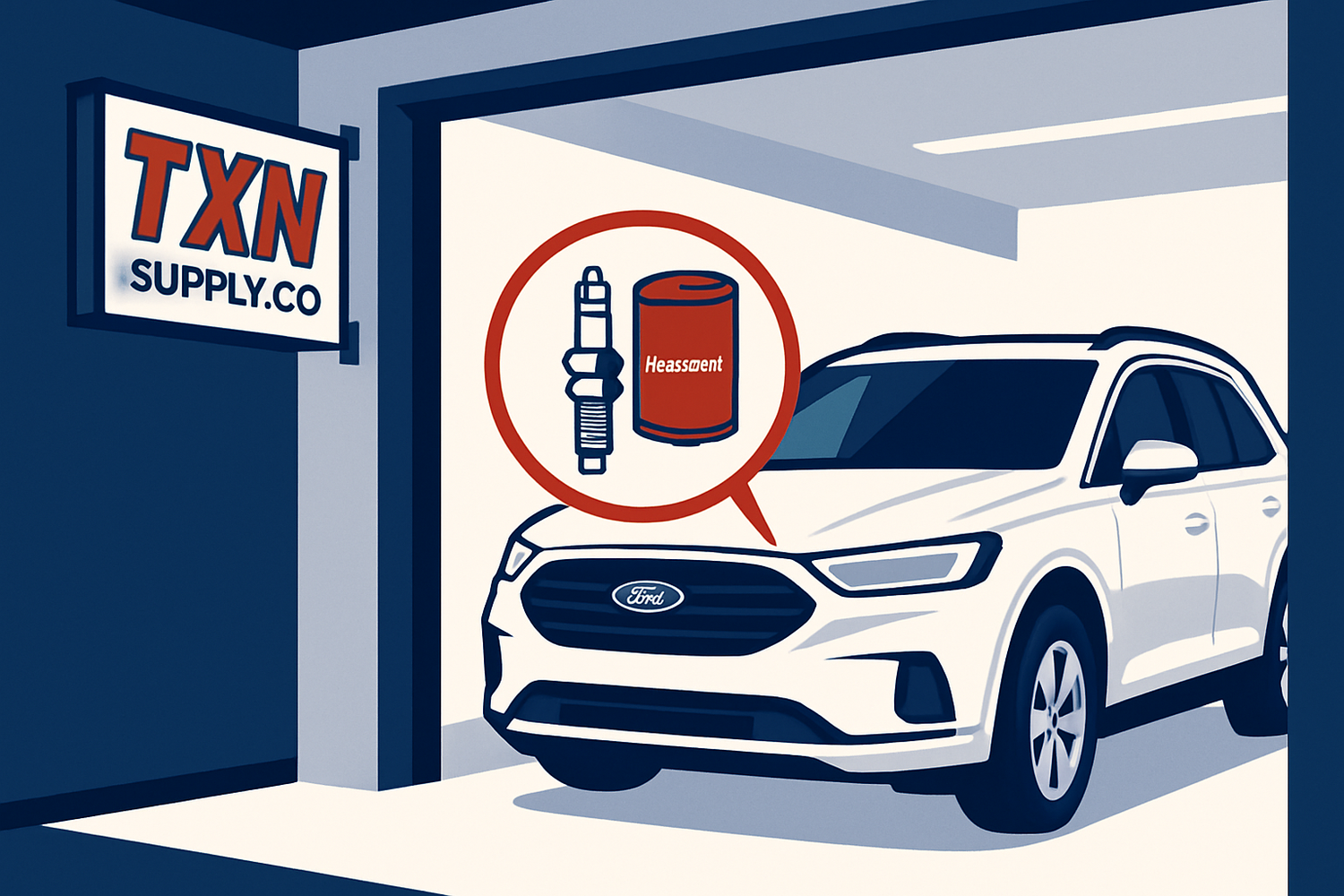 Motorcraft Parts: Ford's OEM Quality for Every Ford and Lincoln Vehicle — Texan Supply original illustration