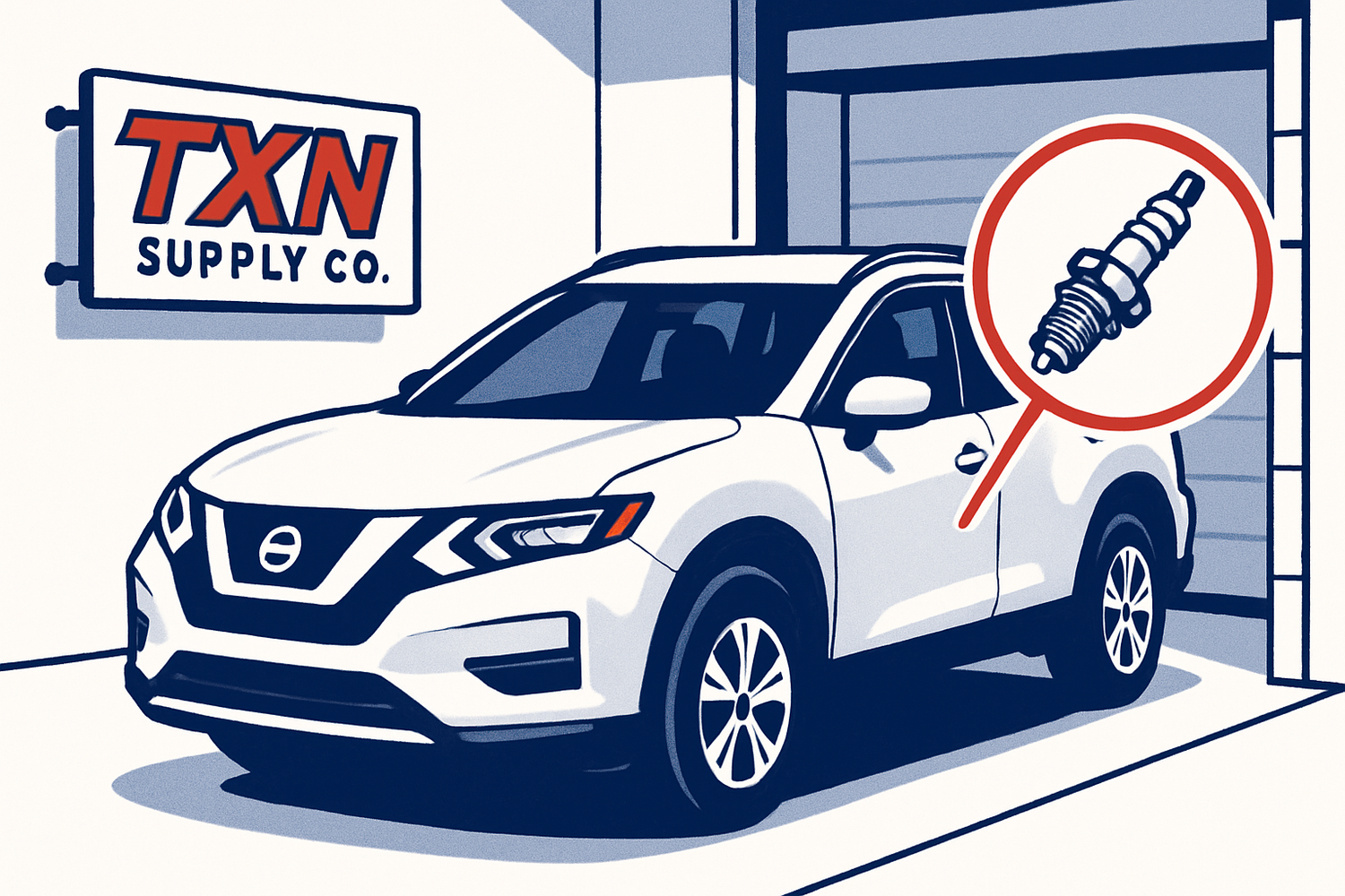 Best Spark Plugs for Nissan Rogue: Complete Guide — Texan Supply original illustration