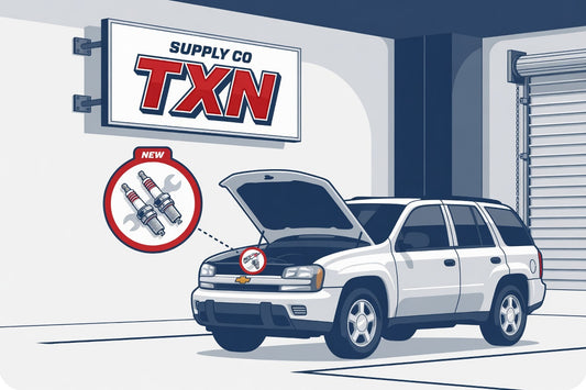 Chevy Trailblazer Spark Plug Replacement Guide: What to Use and When — Texan Supply original illustration