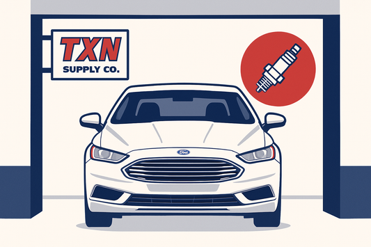 Ford Fusion Spark Plug Replacement Guide: What to Use and When — Texan Supply original illustration