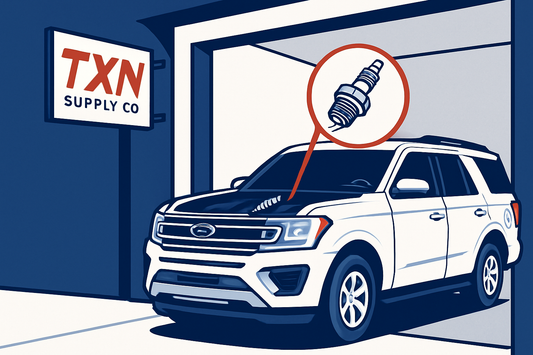 Ford Expedition Tune-Up Checklist: Spark Plugs, Coils, and Filters — Texan Supply original illustration