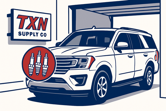 Ford Expedition Misfire Symptoms: Could Spark Plugs Be the Cause? — Texan Supply original illustration