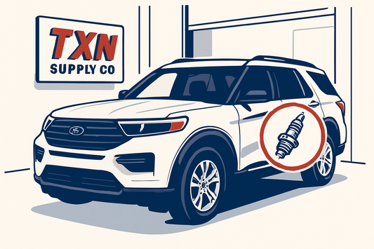 Ford Explorer Spark Plug Replacement Guide: What to Use and When — Texan Supply original illustration