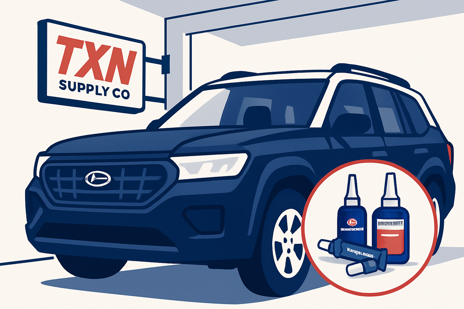 Permatex Products: Which Sealant, Adhesive, or Thread Locker Do You Need? — Texan Supply original illustration