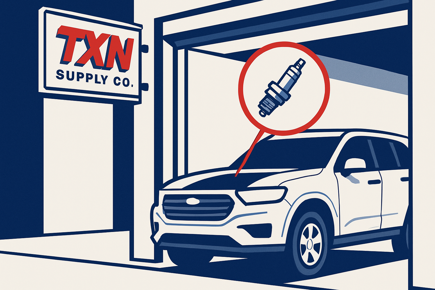 Can Spark Plugs Improve Performance? What's Real and What's Marketing — Texan Supply original illustration