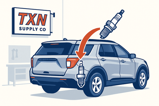 Ford Explorer Tune-Up Checklist: Spark Plugs, Coils, and Filters — Texan Supply original illustration