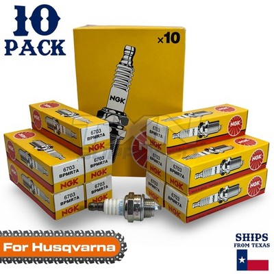 10 Pack NGK Spark Plug - For 445 Husqvarna Chainsaw
