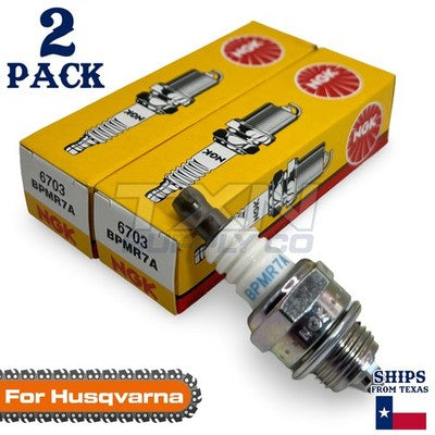 2 Pack NGK Spark Plug - For 235 Husqvarna Chainsaw