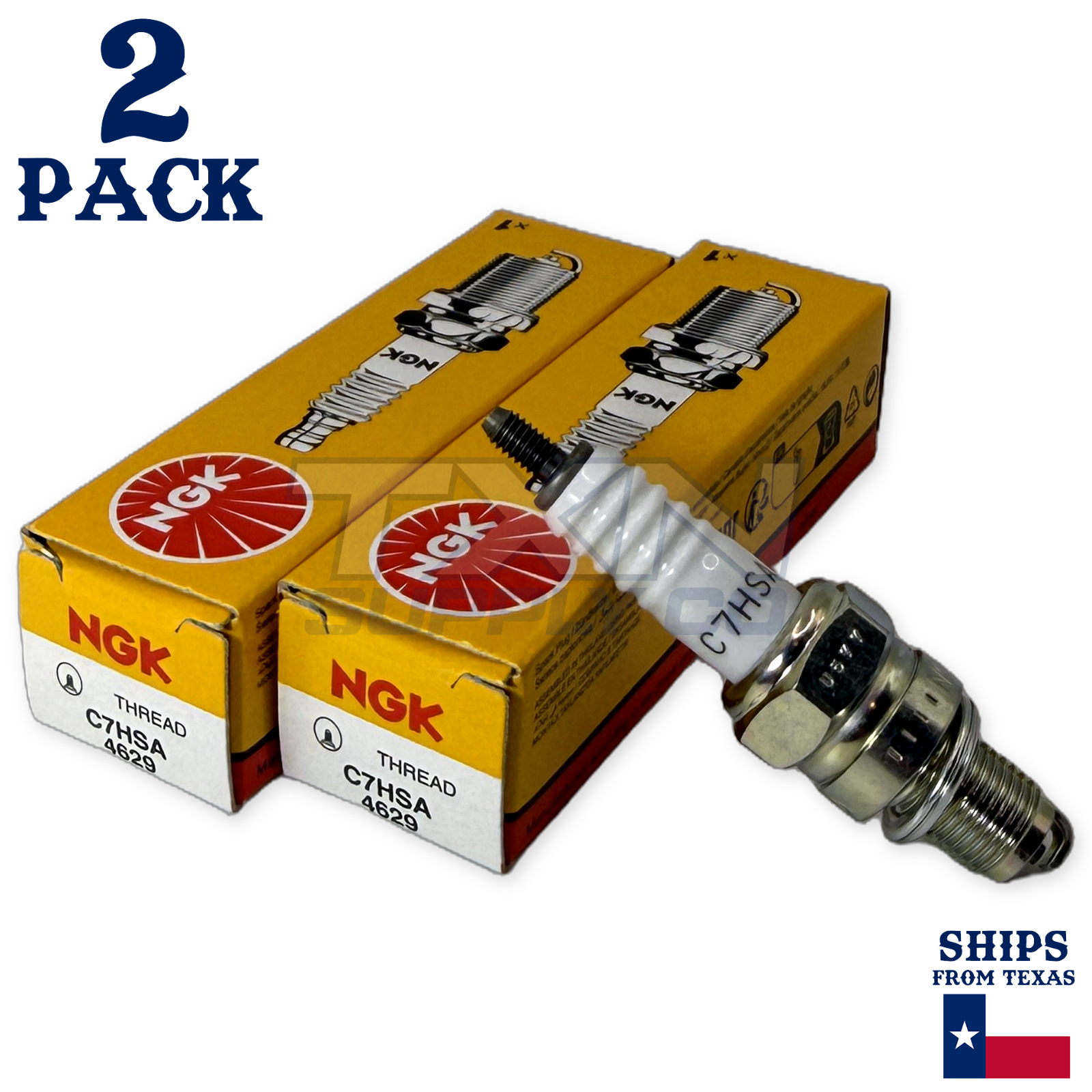 NGK 4629 Spark Plug C7HSA - 2 Pack