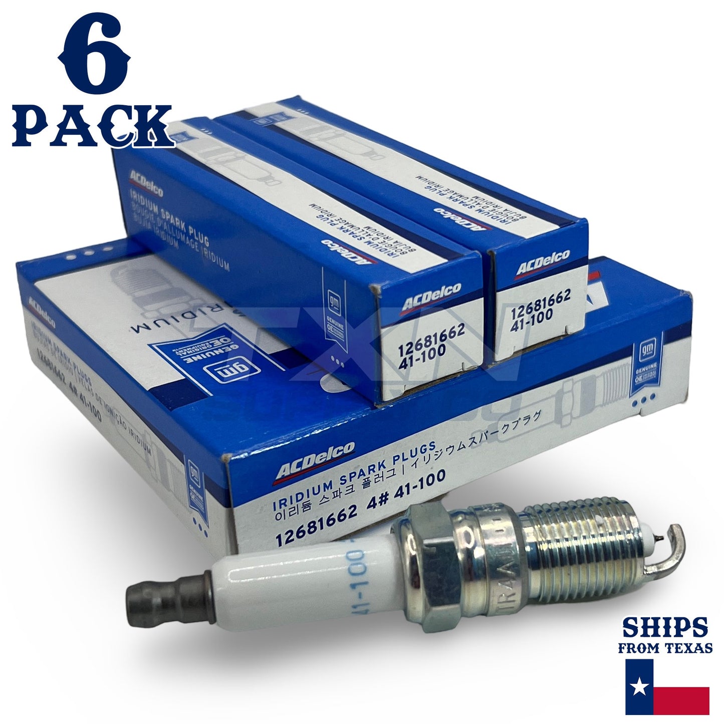 2008-2009 Saturn Vue 3.5L ACDelco Iridium Spark Plugs - 6 Pack