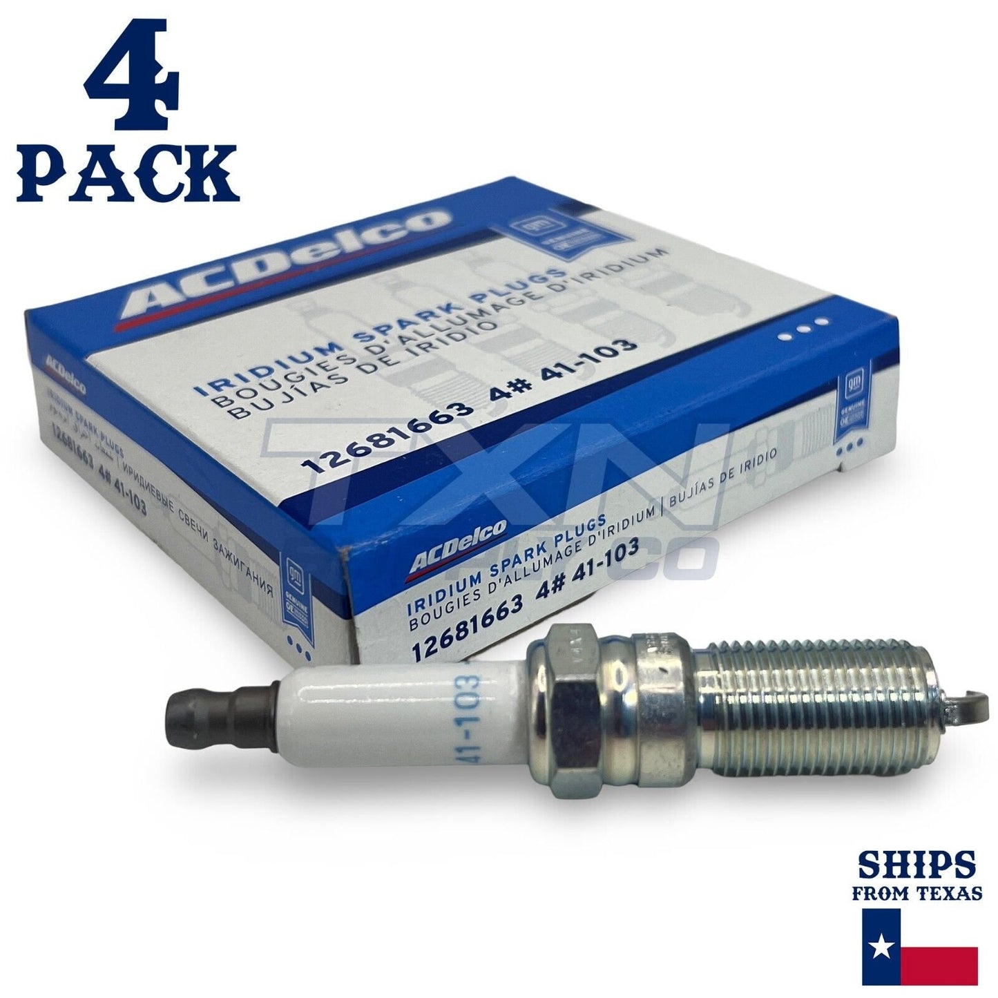 2006-2011 Chevrolet Hhr 2.4L ACDelco Iridium Spark Plugs - 4 Pack