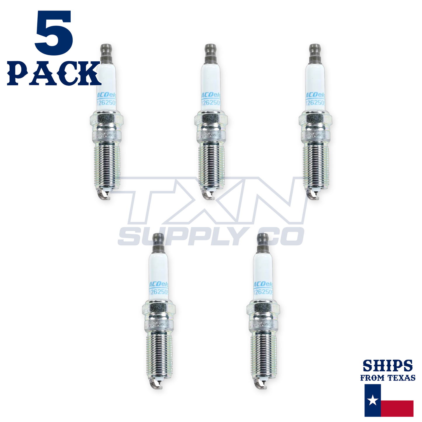 2007-2012 GMC Canyon 3.7L ACDelco Iridium Spark Plugs - 5 Pack