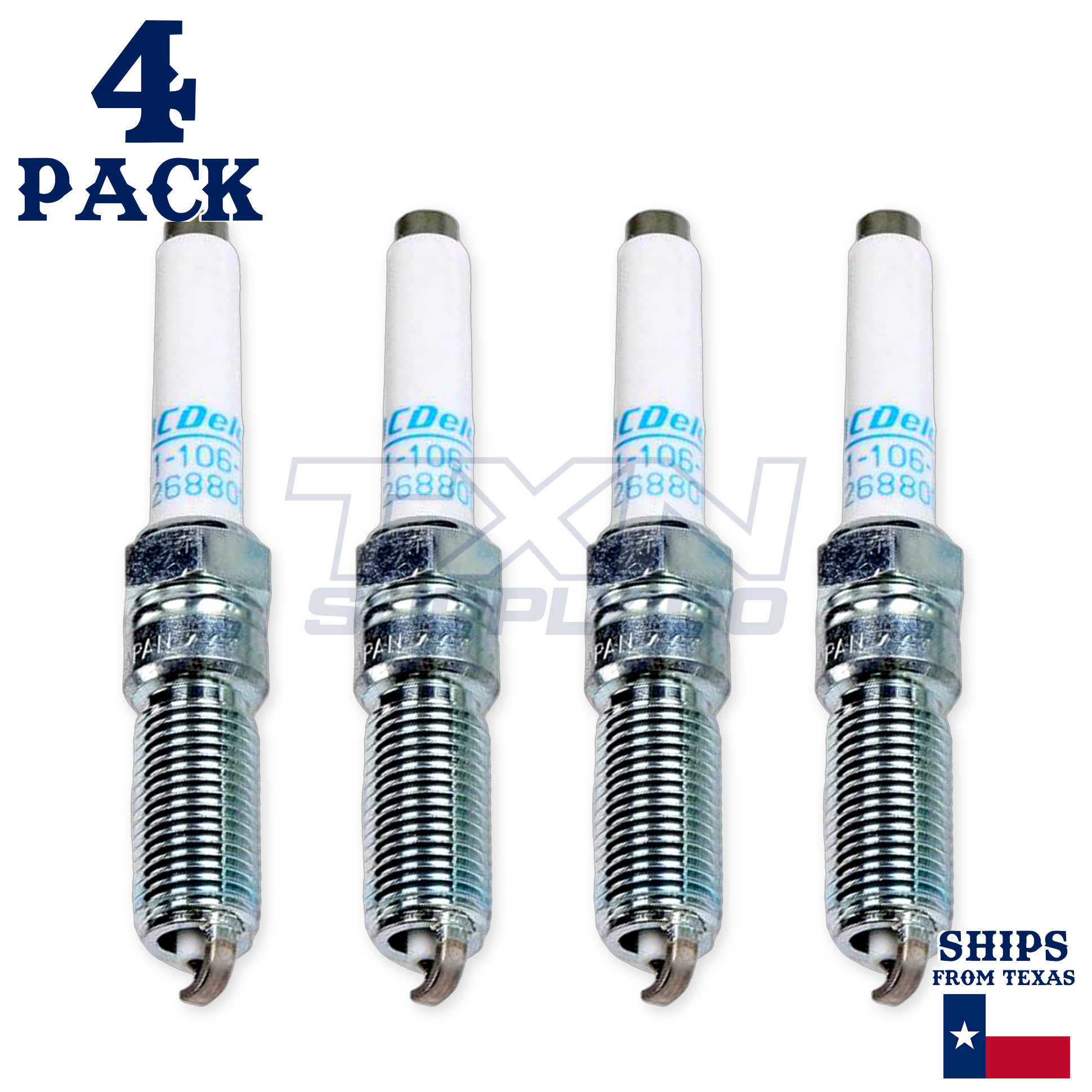 2020-2026 Cadillac CT4 2.7L ACDelco Iridium Spark Plugs - 4 Pack