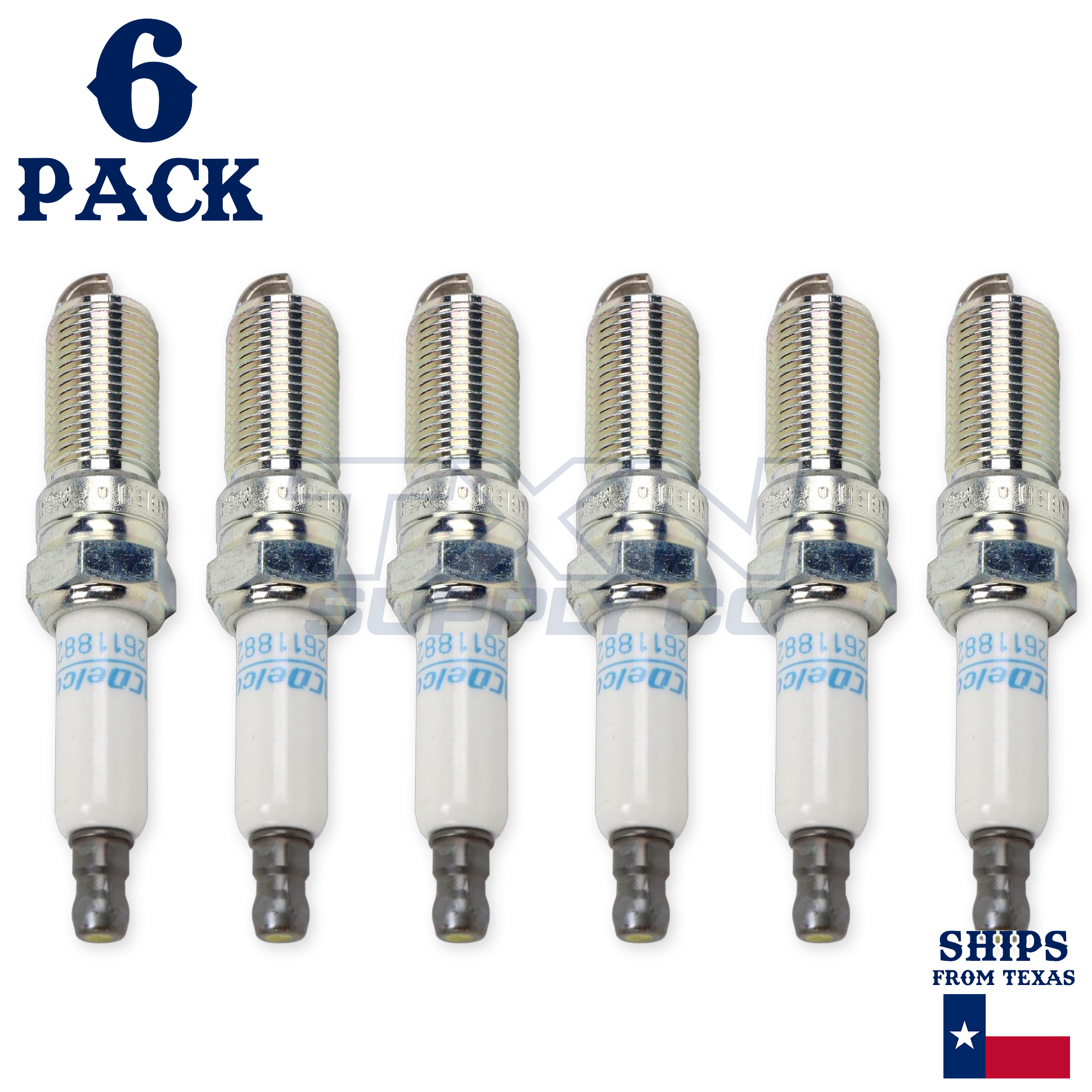 2007-2008 GMC Acadia 3.6L ACDelco Iridium Spark Plugs - 6 Pack