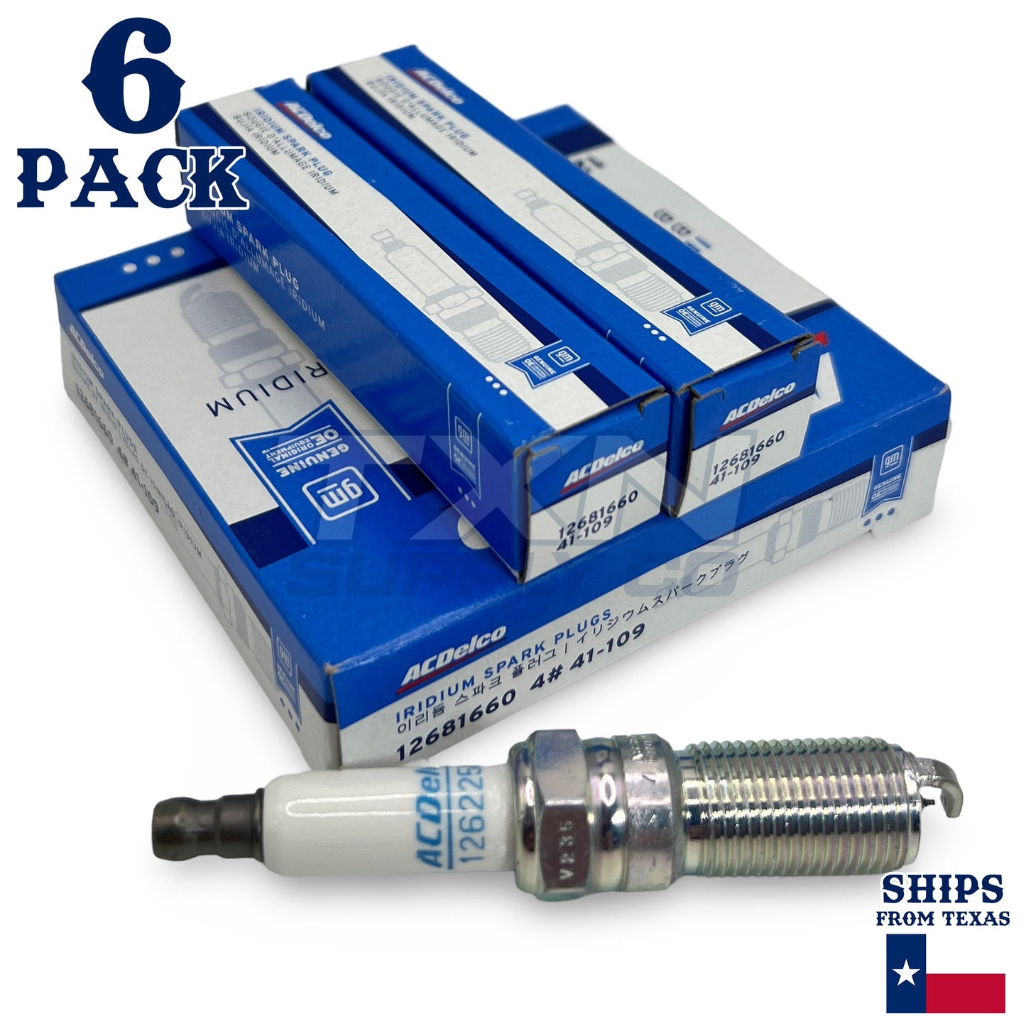 2017 GMC Acadia Limited 3.6L ACDelco Iridium Spark Plugs - 6 Pack