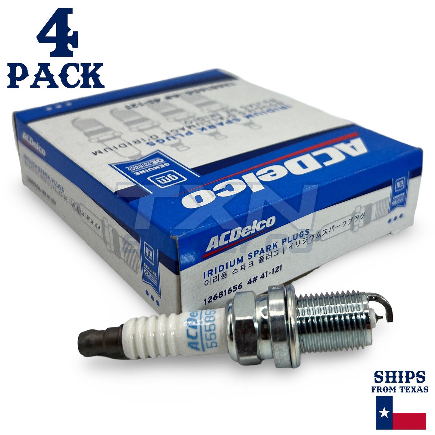 2012-2020 Chevrolet Sonic 1.4L ACDelco Iridium Spark Plugs - 4 Pack