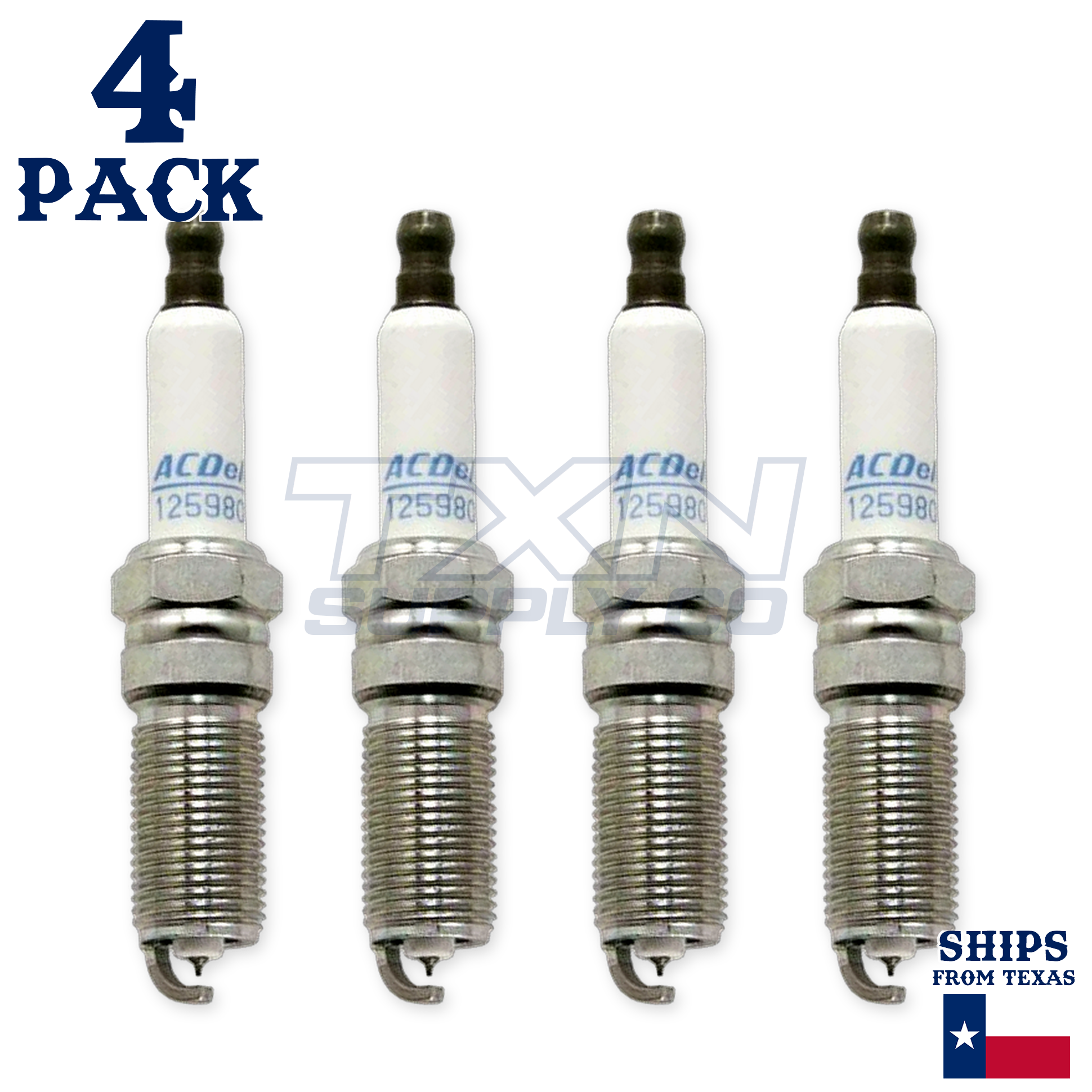 2011-2015 Chevrolet Volt 1.4L ACDelco Iridium Spark Plugs - 4 Pack