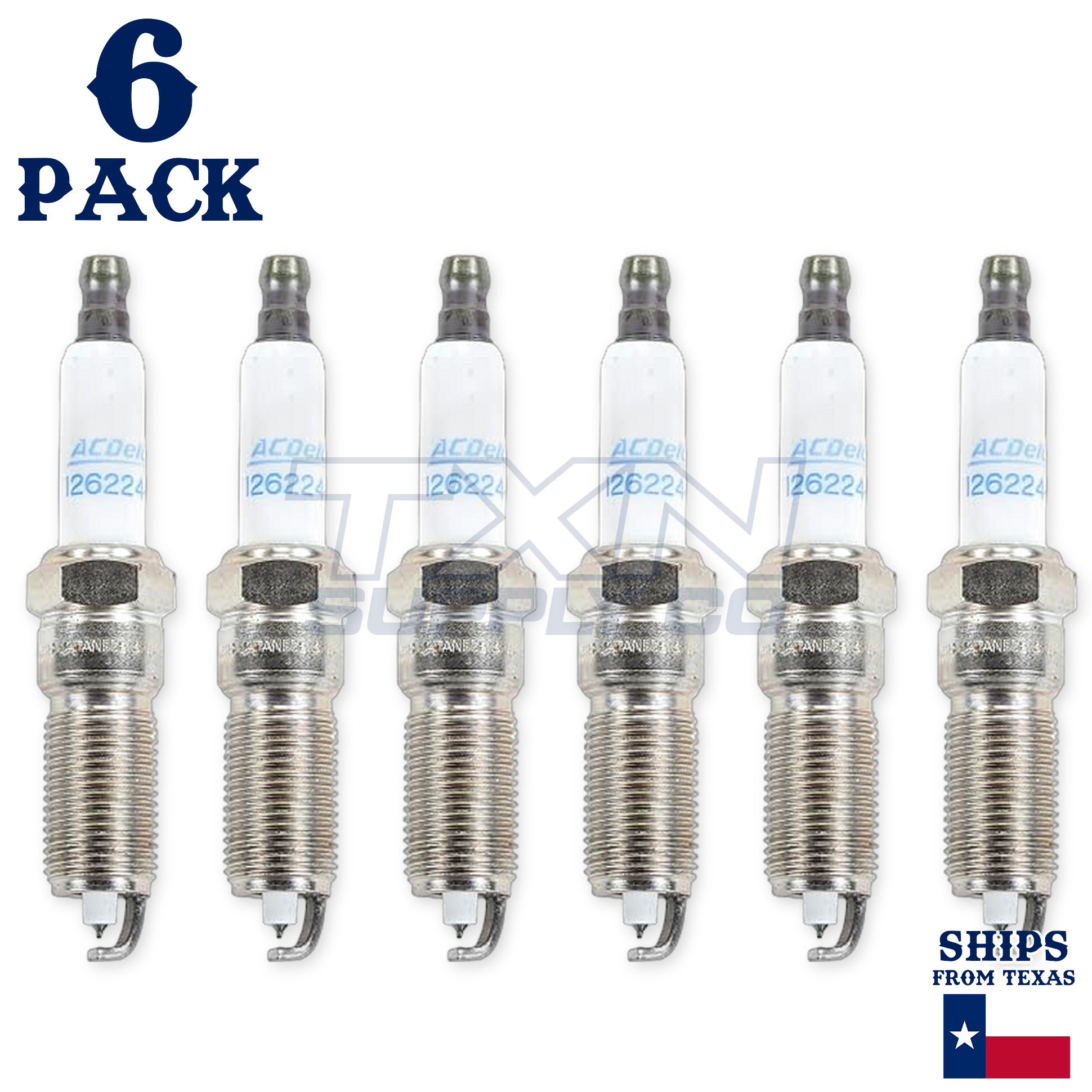 2016-2019 Cadillac ATS 3.6L ACDelco Iridium Spark Plugs - 6 Pack