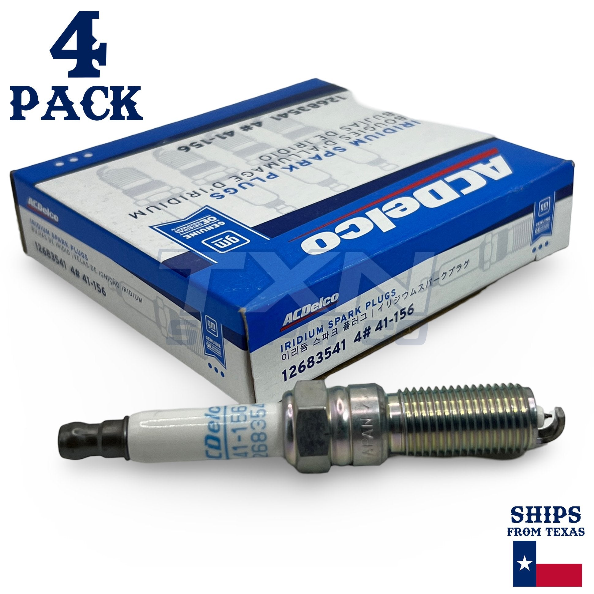 2016-2025 Chevrolet Malibu 1.5L ACDelco Iridium Spark Plugs - 4 Pack