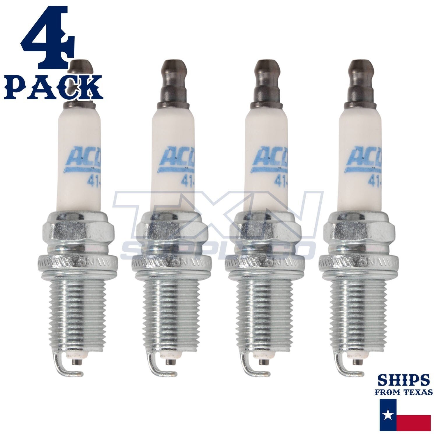 1990-1992 Chevrolet Beretta 2.3L ACDelco Double Platinum Spark Plugs - 4 Pack
