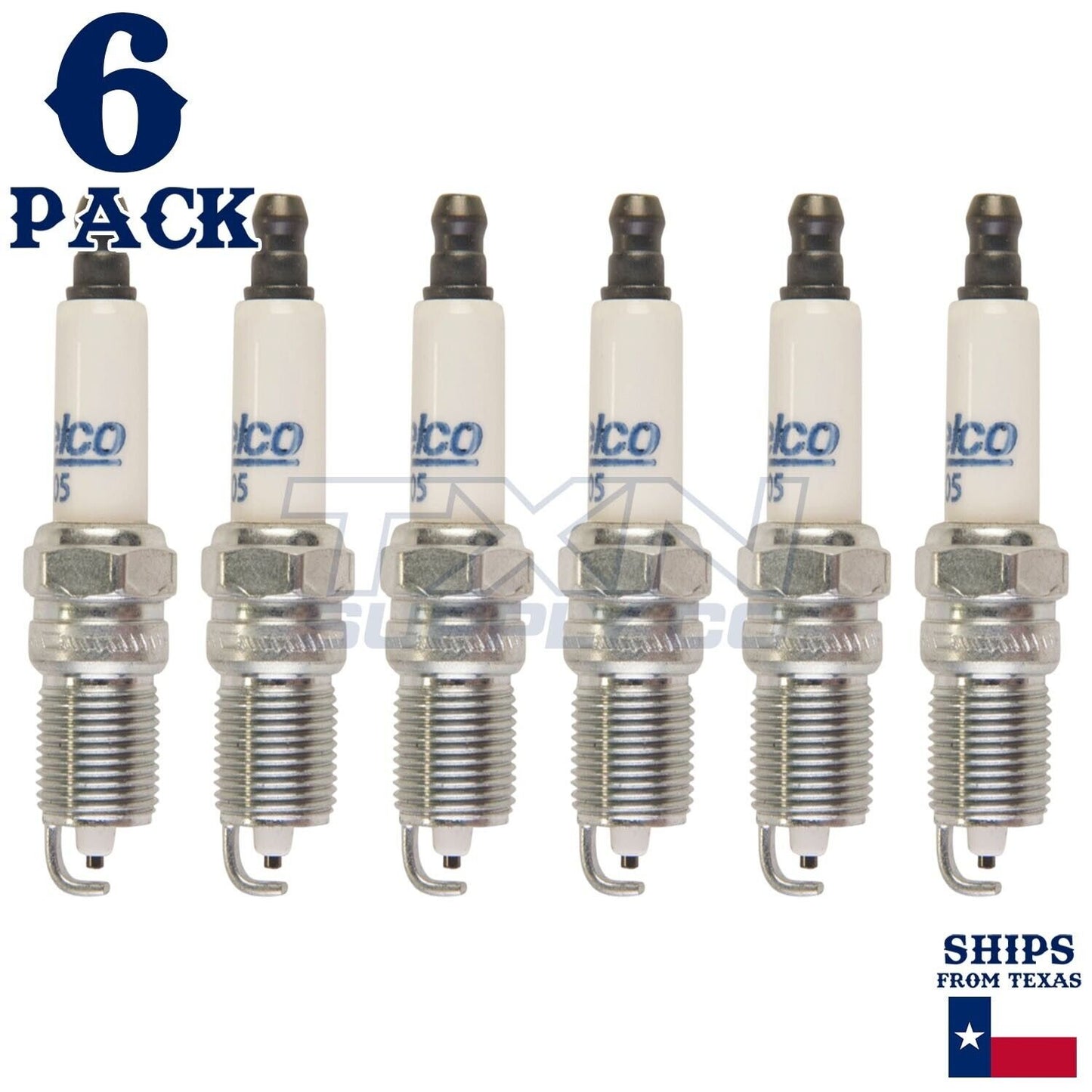 1991-1994 Pontiac Sunbird 3.1L ACDelco Double Platinum Spark Plugs - 6 Pack
