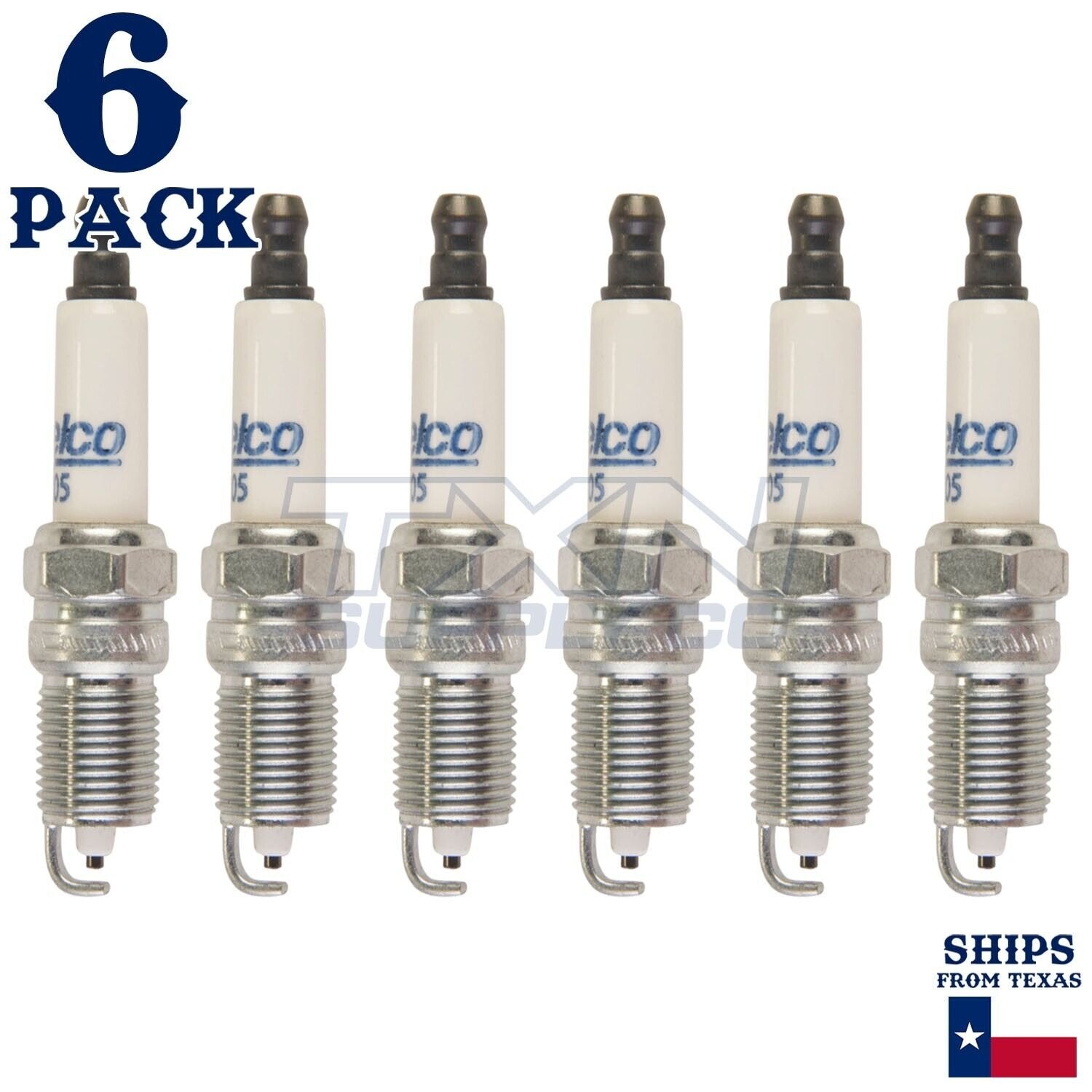 1991-1994 Pontiac Sunbird 3.1L ACDelco Double Platinum Spark Plugs - 6 Pack