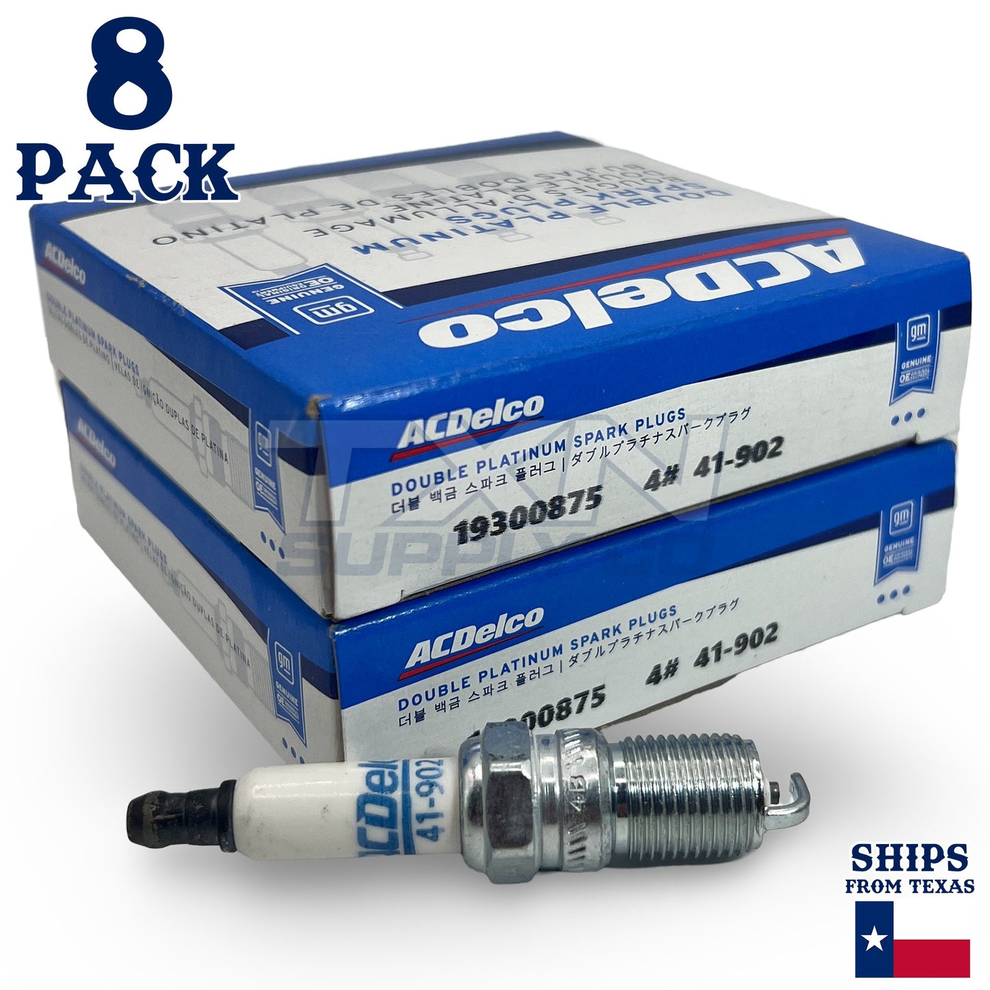 1995-2003 Chevrolet W4500 Tiltmaster 5.7L ACDelco Spark Plugs - 8 Pack
