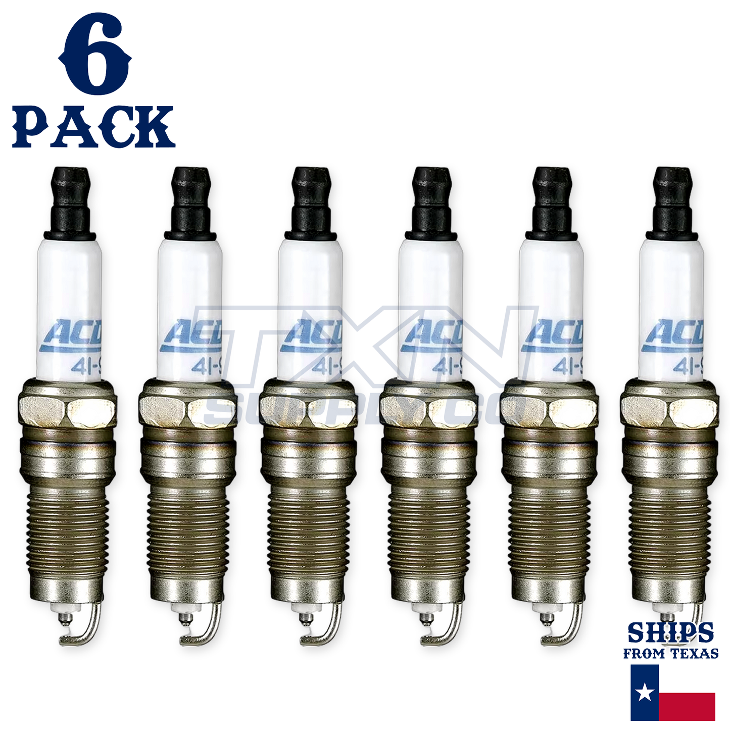 1994-1995 Oldsmobile Achieva 3.1L ACDelco Double Platinum Spark Plugs - 6 Pack