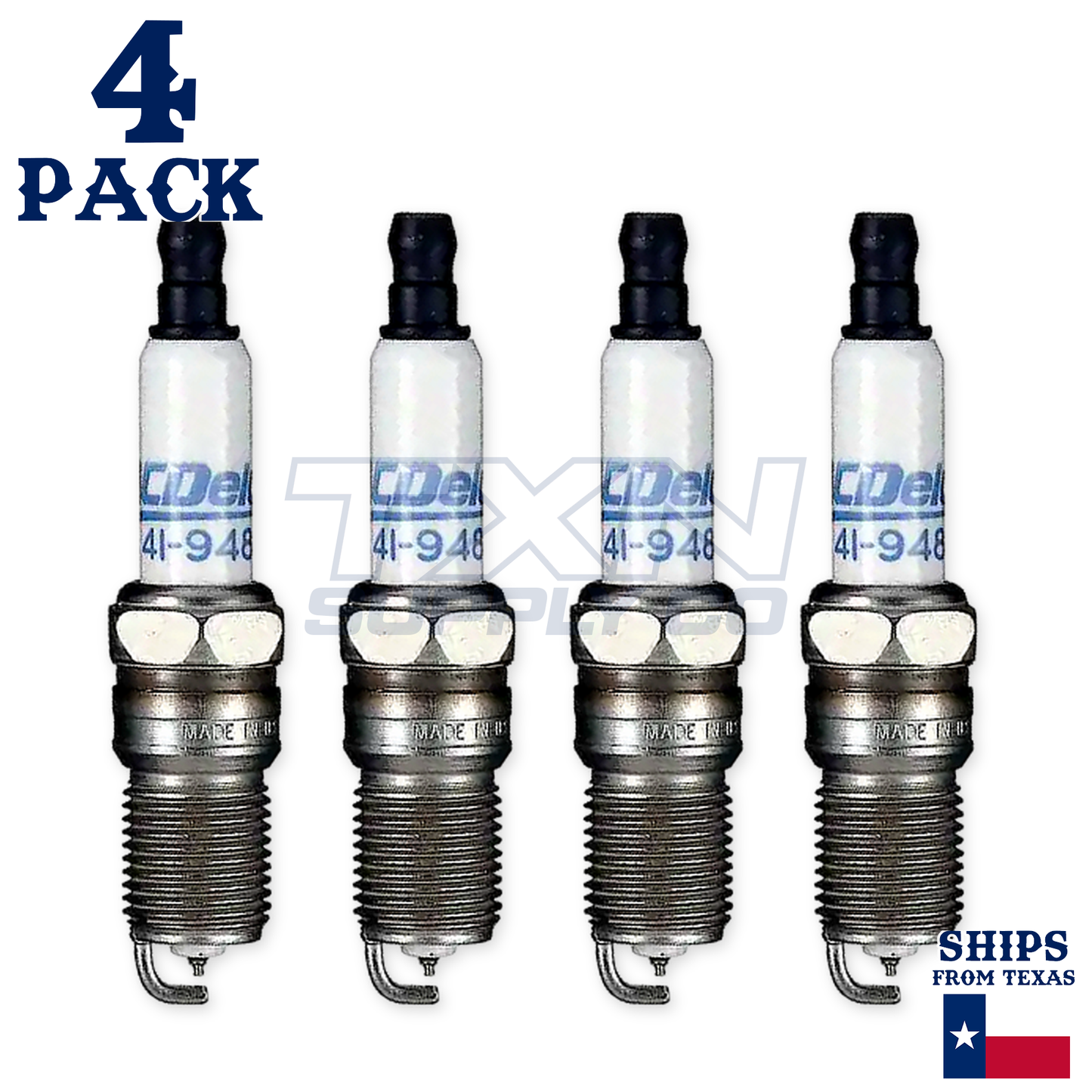 1998-2002 Pontiac Sunfire 2.2L ACDelco Double Platinum Spark Plugs - 4 Pack