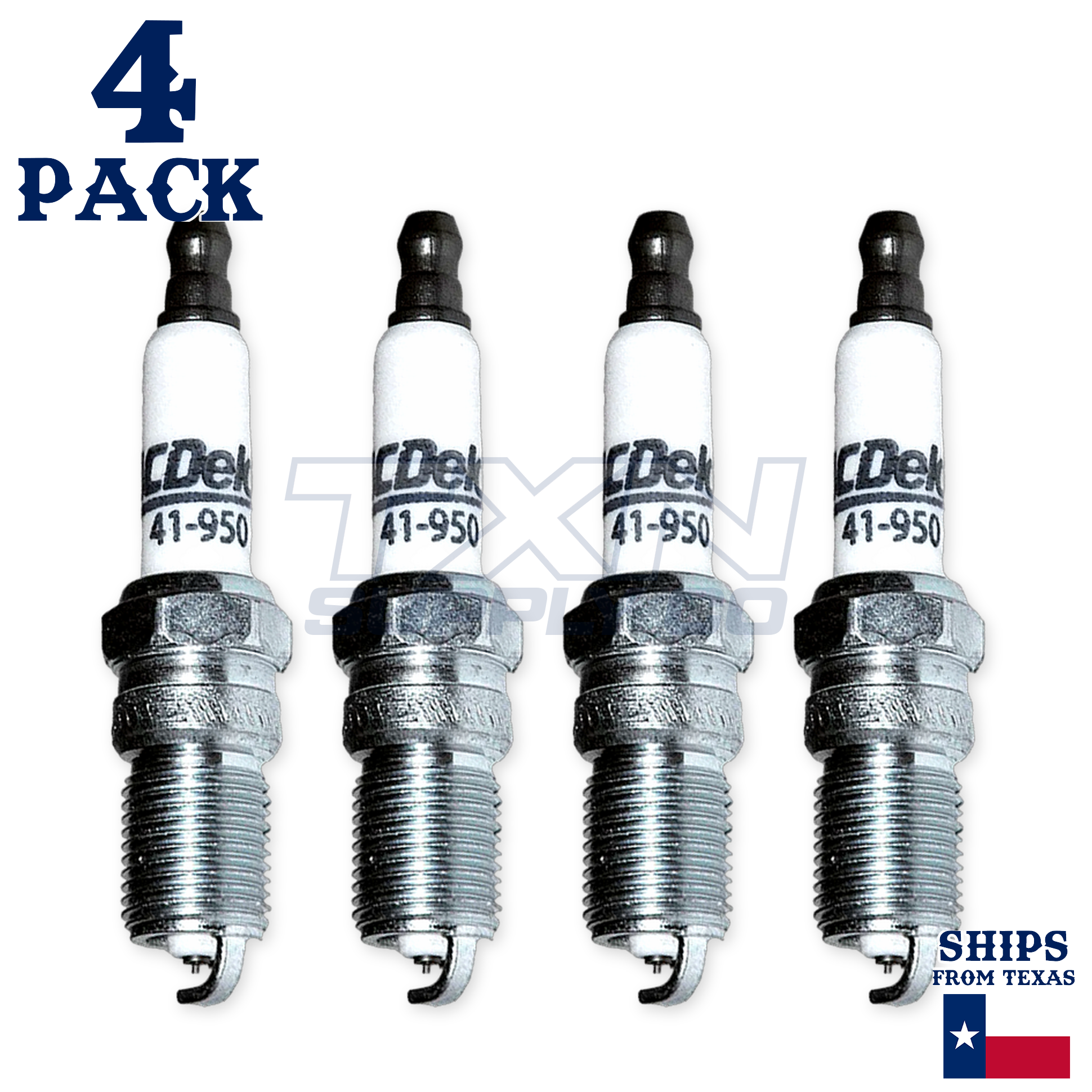 1999-2002 Pontiac Sunfire 2.4L ACDelco Double Platinum Spark Plugs - 4 Pack