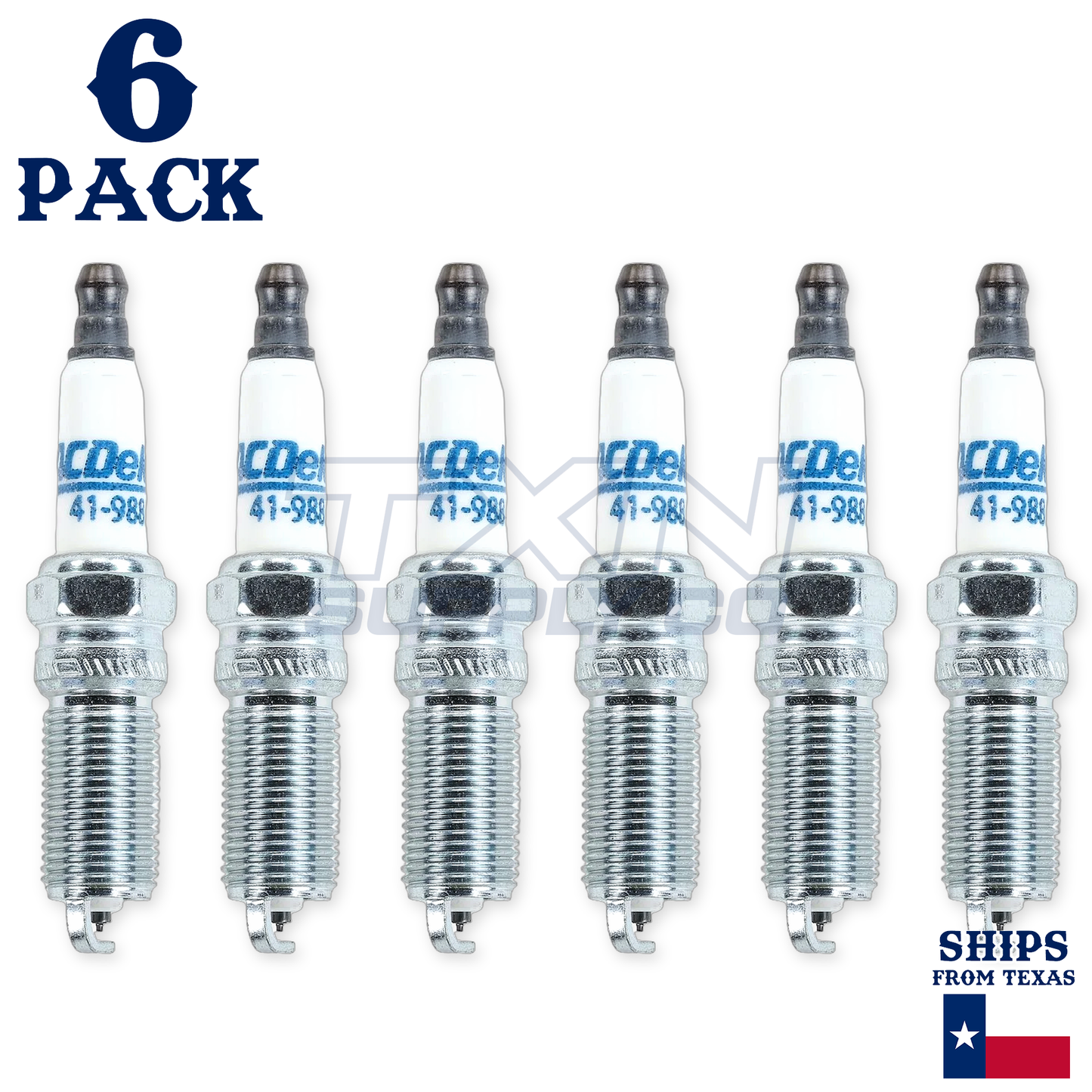 2001-2002 Oldsmobile Aurora 3.5L ACDelco Double Platinum Spark Plugs - 6 Pack