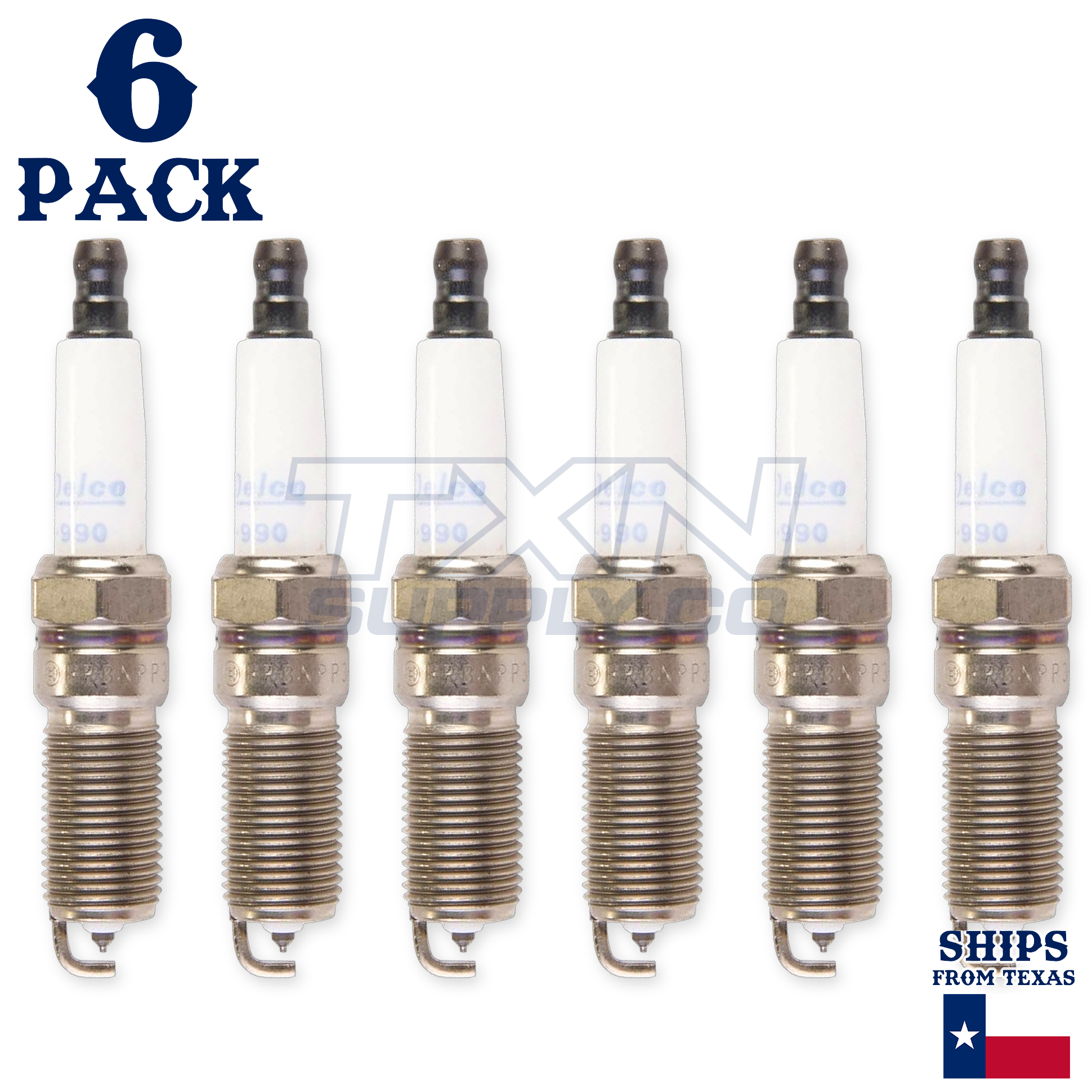 2005-2009 Cadillac CTS 3.6L ACDelco Double Platinum Spark Plugs - 6 Pack