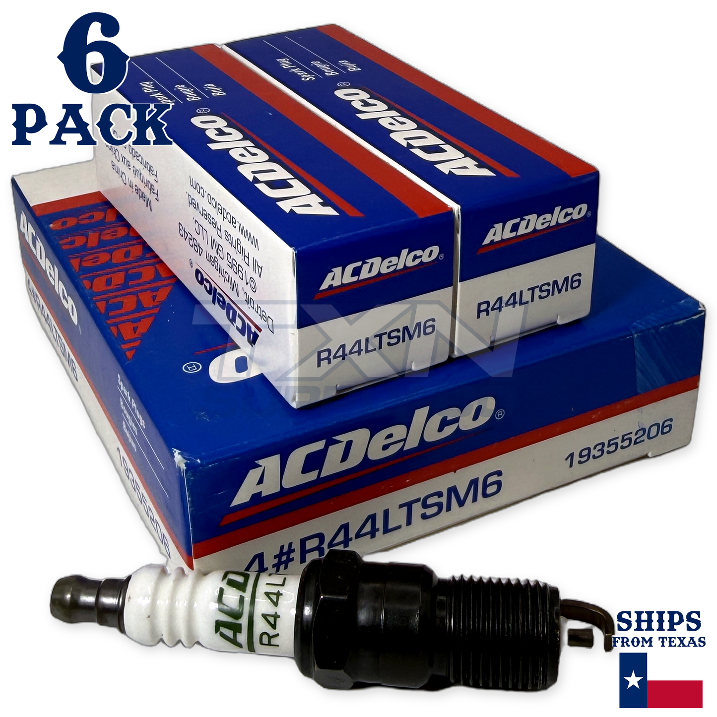 ACDelco R44LTSM6 Spark Plugs 6 Pack