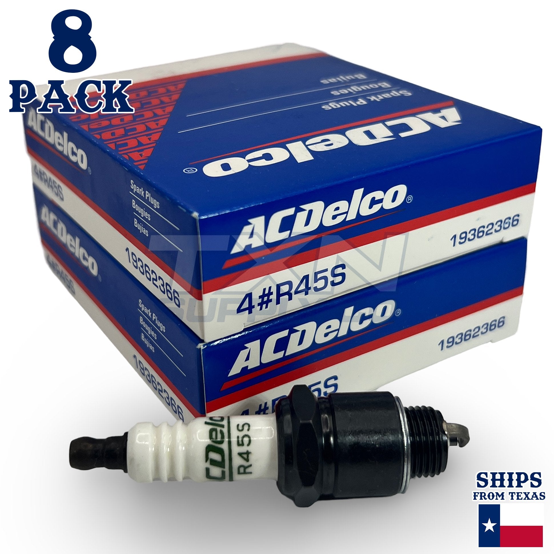 1973-1974 GMC Transmode 7.5L ACDelco Spark Plugs - 8 Pack