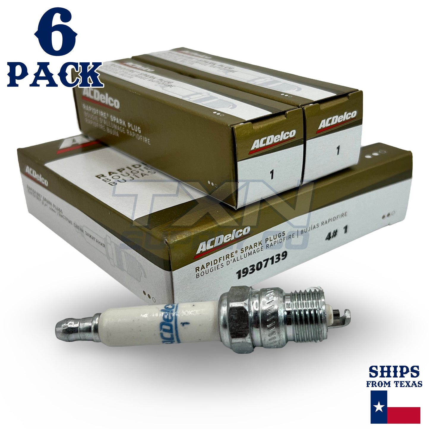 1995 Chevrolet Blazer 4.3L ACDelco Spark Plugs - 6 Pack