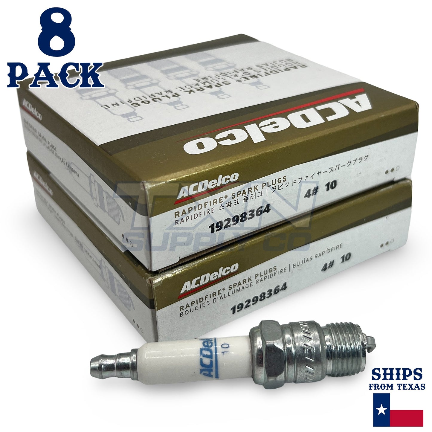 1983-1986 Chevrolet C30 7.4L ACDelco Spark Plugs - 8 Pack