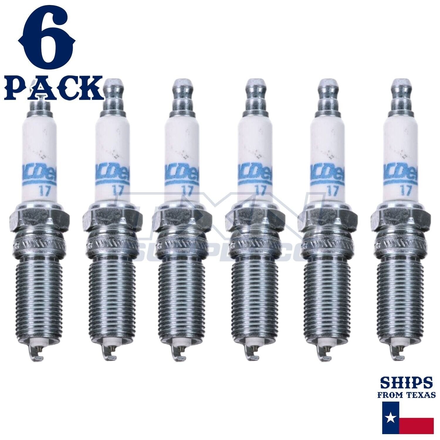 2009-2016 Chevrolet Traverse 3.6L ACDelco Spark Plugs - 6 Pack