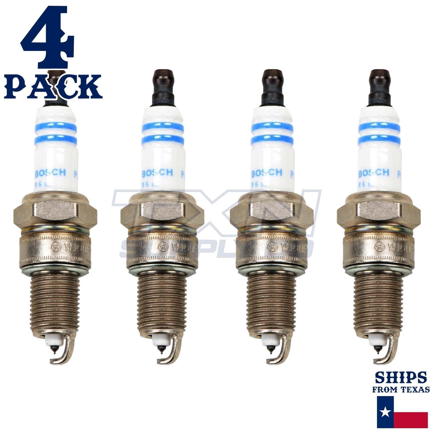 4 Pack Bosch 6729 WR8LPP30V Platinum Spark Plugs