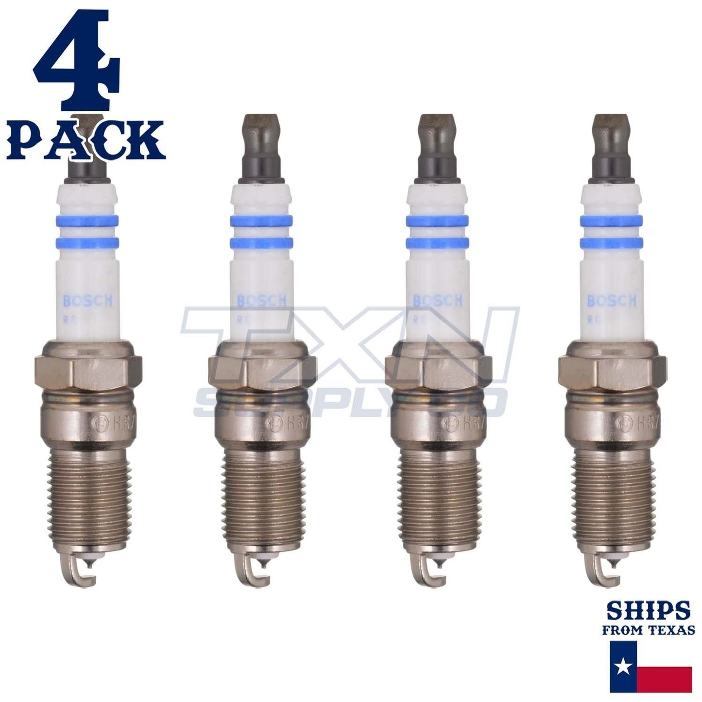 4 Pack Bosch 6747 HR7DPP30V Platinum Spark Plugs
