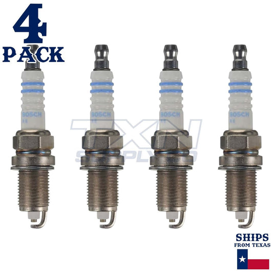 4 Pack Bosch 79015 FR7LCX Copper with Nickel Spark Plugs