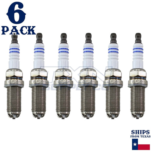 6 Pack Bosch 79079 FGR6NQE0 Copper with Nickel Spark Plugs