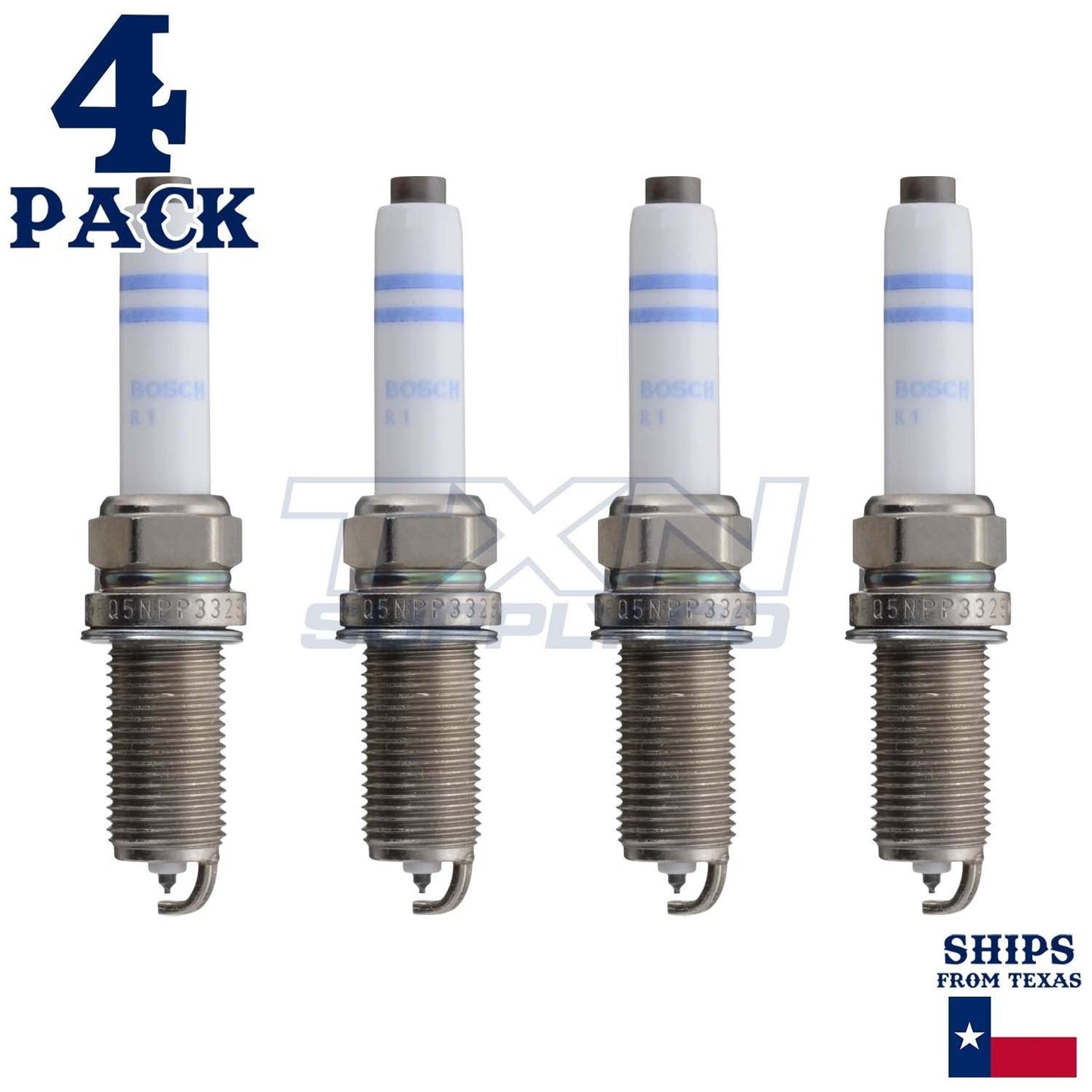 4 Pack Bosch 8160 FQ5NPP332S Double Platinum Spark Plugs