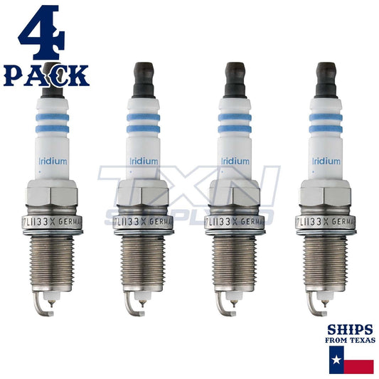 4 Pack Bosch 9604 FR7LII33X Double Iridium Spark Plugs