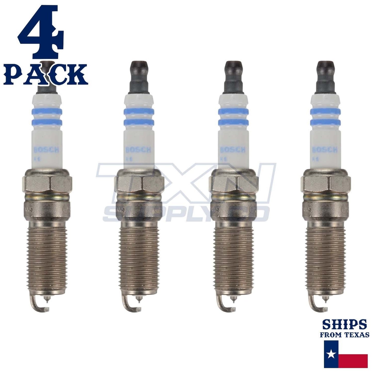 4 Pack Bosch 96302 HR8MII33V Double Iridium Spark Plugs