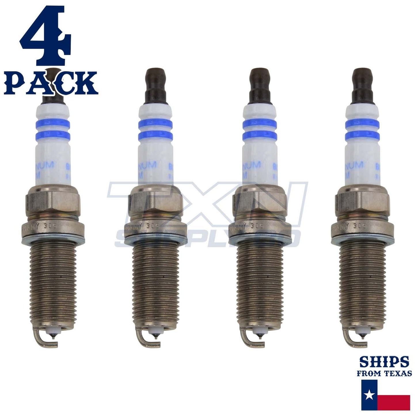 4 Pack Bosch FR7NPP332 Double Platinum Spark Plugs
