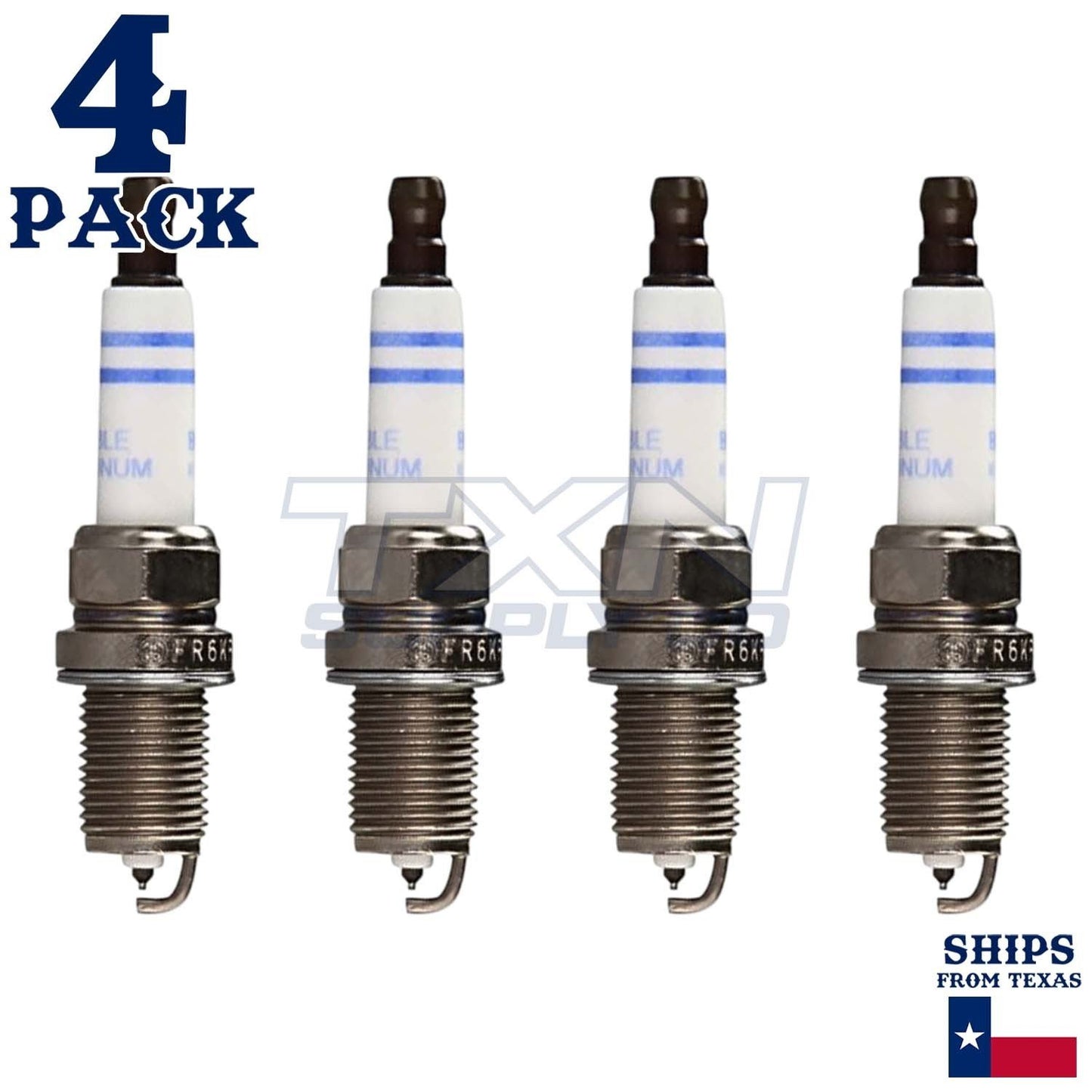 4 Pack Bosch FR6KPP332S Double Platinum Spark Plugs