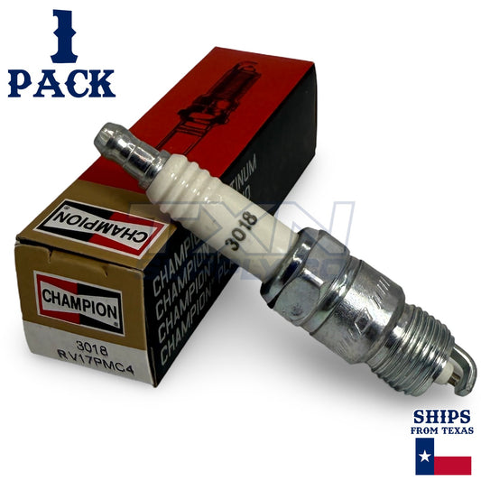 Champion 3018 Platinum Spark Plugs RV17PMC4 - 1 Pack