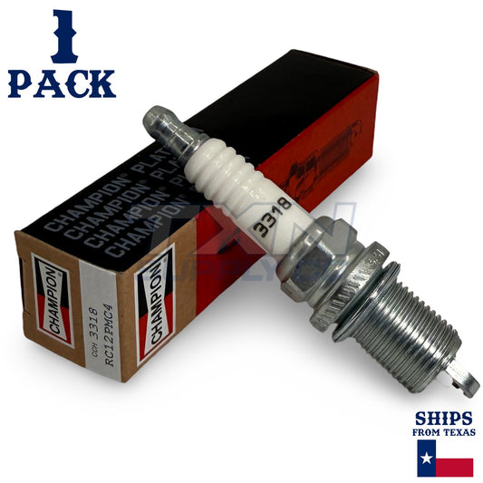Champion 3318 Platinum Spark Plugs RC12PMC4 - 1 Pack
