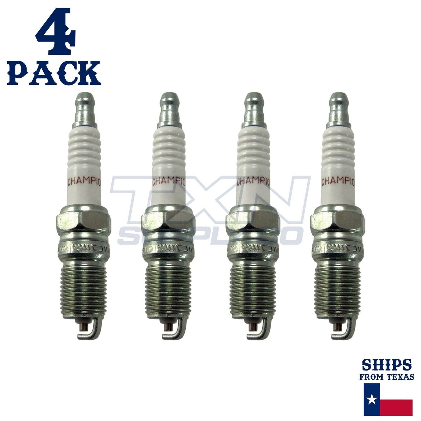 Champion 408 Copper Plus Spark Plug RS14YC - 4 Pack
